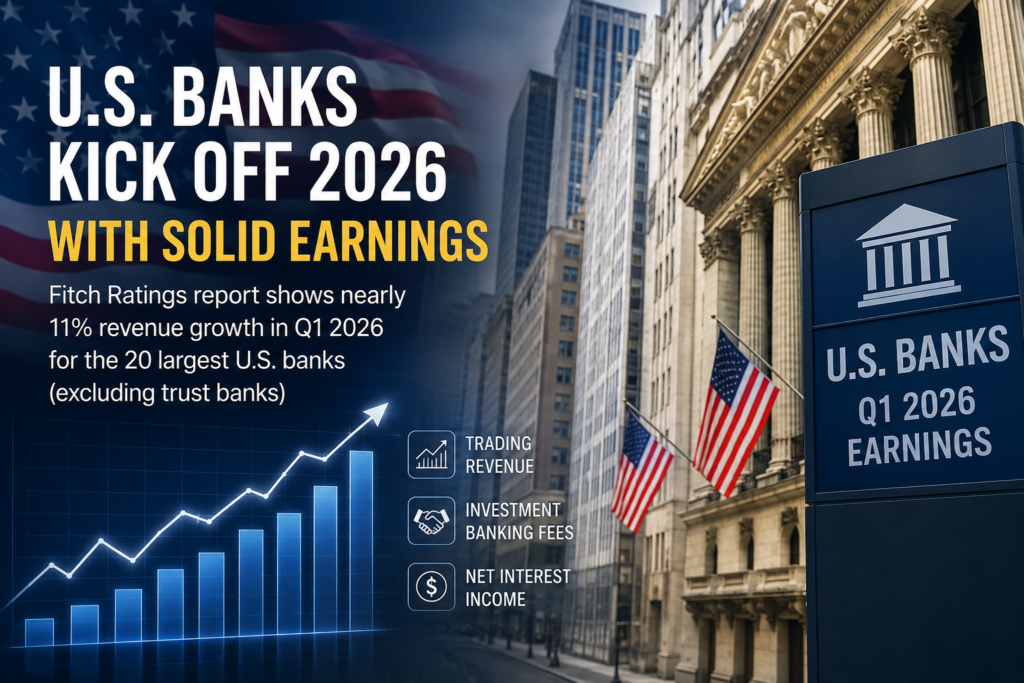 U.S. Banks Open 2026 with Strong Earnings as Trading and Fee Income Lift Results US banks: U.S. Banks Open 2026 with Strong Earnings as Trading and Fee Income Lift Results