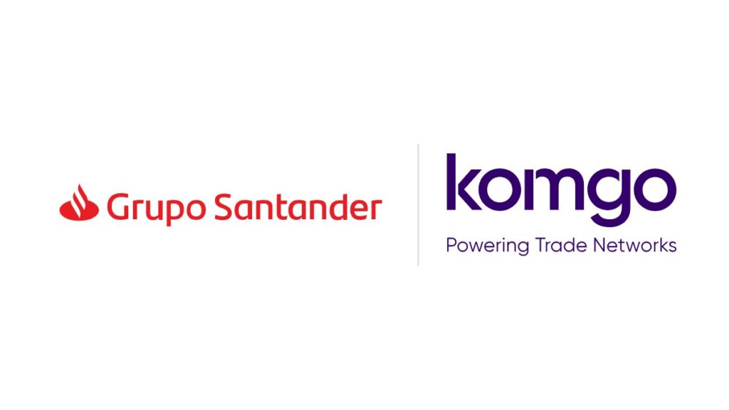 Santander and Komgo logos
